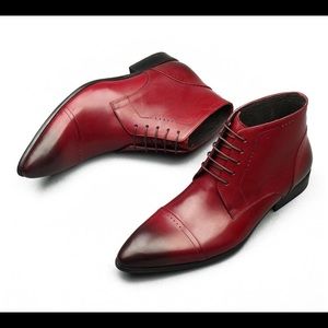 Genuine leather. It’ll take 7-10 days to make them